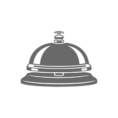 Classic Hotel Service Bell Icon Illustration