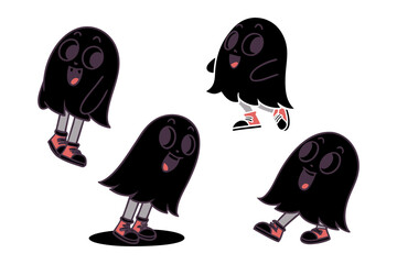 set of halloween monsters