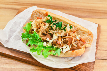 手作り焼きそばカスクートサンド