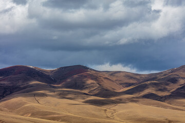 Kazachstan landcsapes, mointain, trees, clubc, snow, pine, 