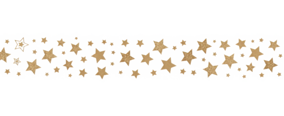 Silver gold stars confetti.

