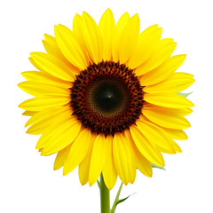 Fototapeta premium Sunflower isolated