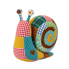 LA SERIE DEI PUPAZZI DI PEZZA UNA LUMACA 