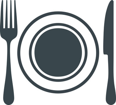 fork and knife set izole edilmiş 