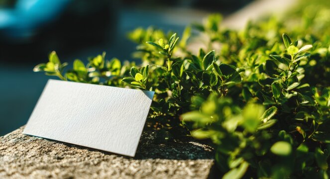 Cleanse the Canvas' is a visually calming arrangement featuring a soap bar placed on a stone surface, enveloped by lush foliage, with soft, gentle shadows that accentuate the object's texture and