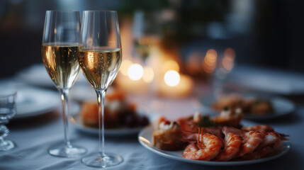 elegant dinner, Happy New Year 2026