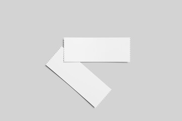 High Quality Ticket balnk Mockup