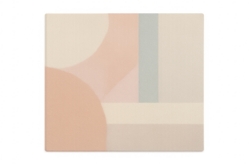 Abstract geometric shapes creating a modern pastel pattern