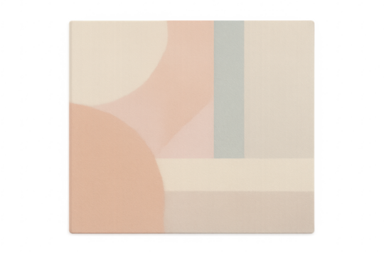 Abstract geometric shapes creating a modern pastel pattern - Powered by Adobe