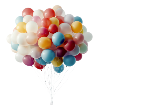 Colorful balloon celebration outdoor festivity image of joyous gathering bright atmosphere aerial view uplifting spirit