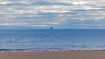 Ré island in french atlantic ocean