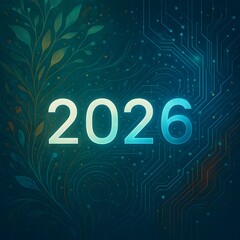 Happy New Year 2026 Celebration  Sparkling Fireworks and Festive Lights