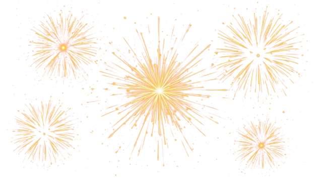 Golden particle stardust transparent background PNG clipart