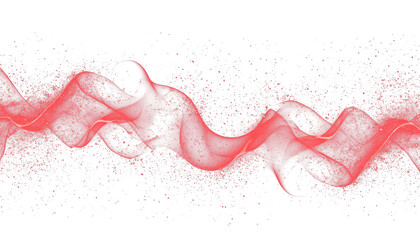 Fiery red smoke sparkles light particles transparent PNG
