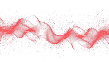 Fiery red smoke sparkles light particles transparent PNG