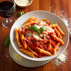 Pasta with meatballs