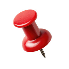 Close-up of a bright red pushpin (1)