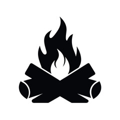 Firewood Silhouette Vector Image