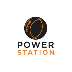 Minimalist Power Station Logo Design for Dynamic Energy Branding Identity