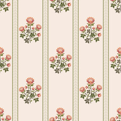 Vector Hand drawn colourful geometric flowers Motifs African boho paisley, seamless patterns with floral for fabric Ethnic Indian Pattern, textiles, clothing, wrapping paper, backdrop, banner.
