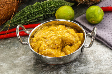 Inchian cuisine - chicken cashew curry