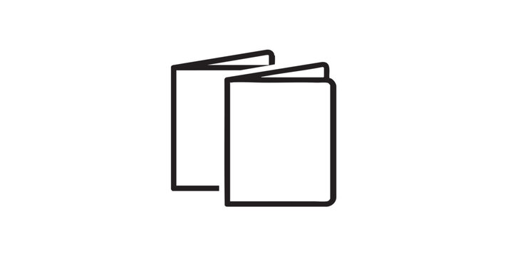 wedding ceremony program duplicate icon vector - Powered by Adobe