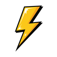 Comic Lightning Bolt