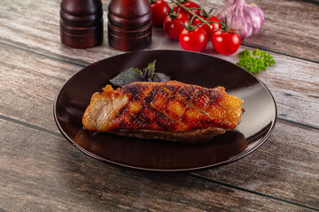 Roasted duck breast fillet meat