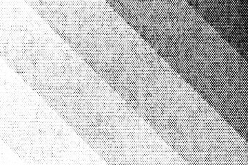 Diagonal bands with varying halftone dot densities, creating a smooth tonal gradient across a...