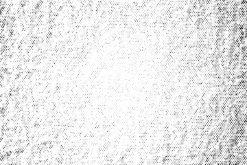 Halftone dot texture fading from dense edges to a light center on a transparent background.