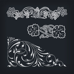 Decorative element. Vector.