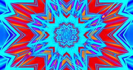 Tunnel video VJ loop screensaver creates an engaging and vibrant visual experience in real time for viewers