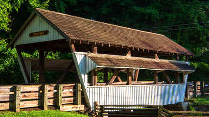 Rock Mill Covered Bridge in Fairfield County, Ohio - 4