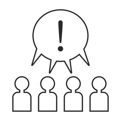 会議、ミーティング、Web会議のイラスト（気づき、発見、ひらめき）.ai