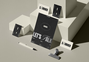 Mini Branding Set Mockup