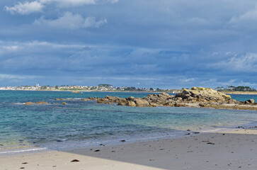 Côte de Roscoff et Presqu'île de Perharidy dans le finistere