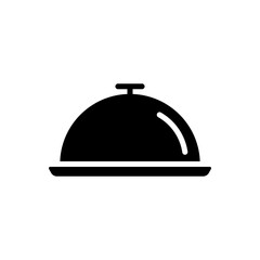 Food tray flat icon canteen cafeteria serving meal
