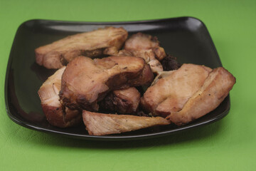 Roasted meat to the llanera