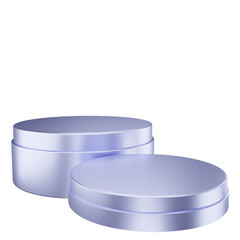 3d render podium mock up