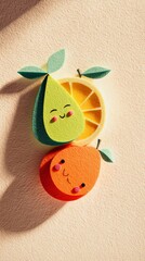 orange and green button