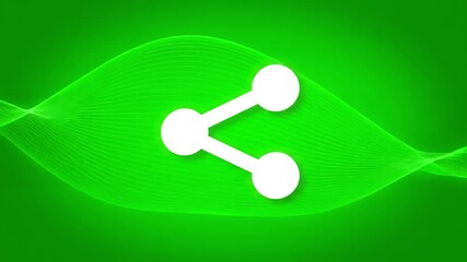 Green Screen call to action icons like subscribe notification bell share on background scene 3 with distortion, overlay, glitch, static noise, scan lines black background, 4k animated video loop - Powered by Adobe