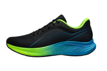 Vibrance Black Shoes for Product Display