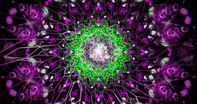 Explore a vibrant tunnel video loop that engages viewers with dynamic visuals and seamless motion throughout the experience