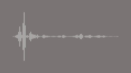 Black audio waveform spectrum animation. Alpha channel, spectrum audio animation, Wave form Audio isolated on transparent,sound wave animation 4k black background. audio.4k video - Powered by Adobe