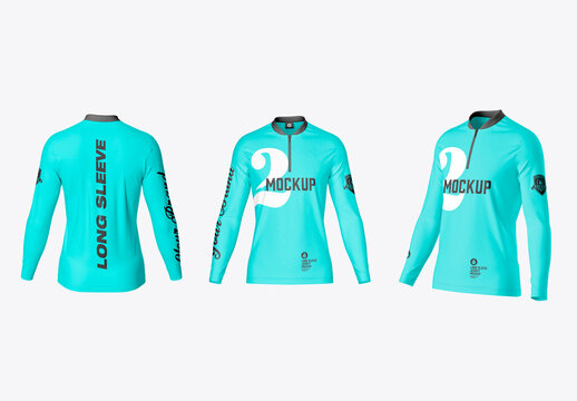 Long Sleeve Jersey Mockup