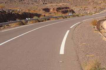 empty asphalt road