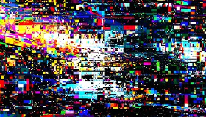 Glitch Noise Texture &ndash; Tech Distortion Abstract Effect