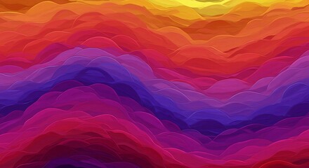 Abstract layered color background with vibrant hues suitable for various uses