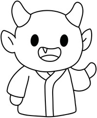 도깨비 캐릭터 드로잉