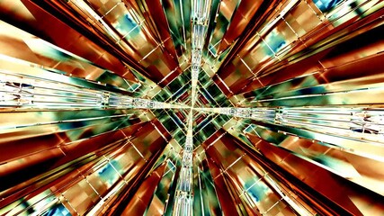 Seamless tunnel video vj loop screensaver bright colors dynamic motion experience